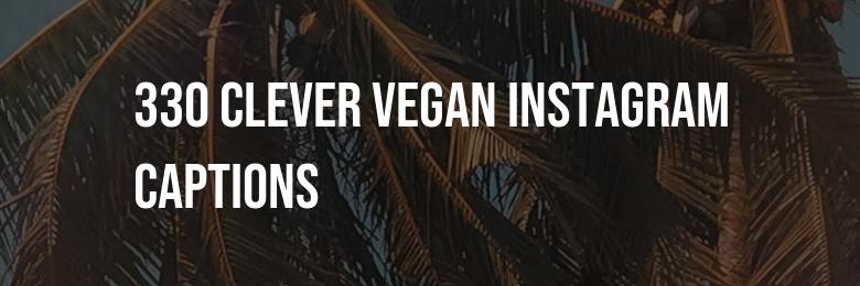 330 Clever Vegan Instagram Captions – Puns & Quotes